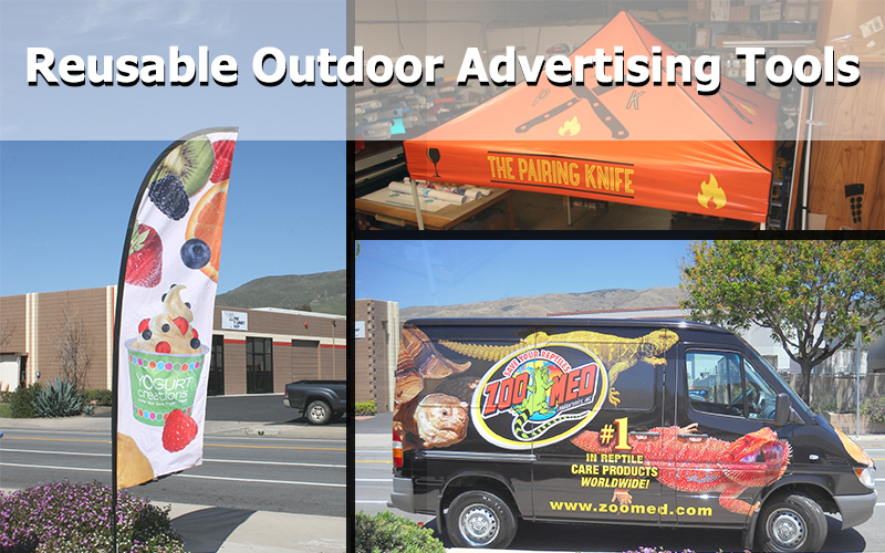 Reusable Outdoor Advertising Tools